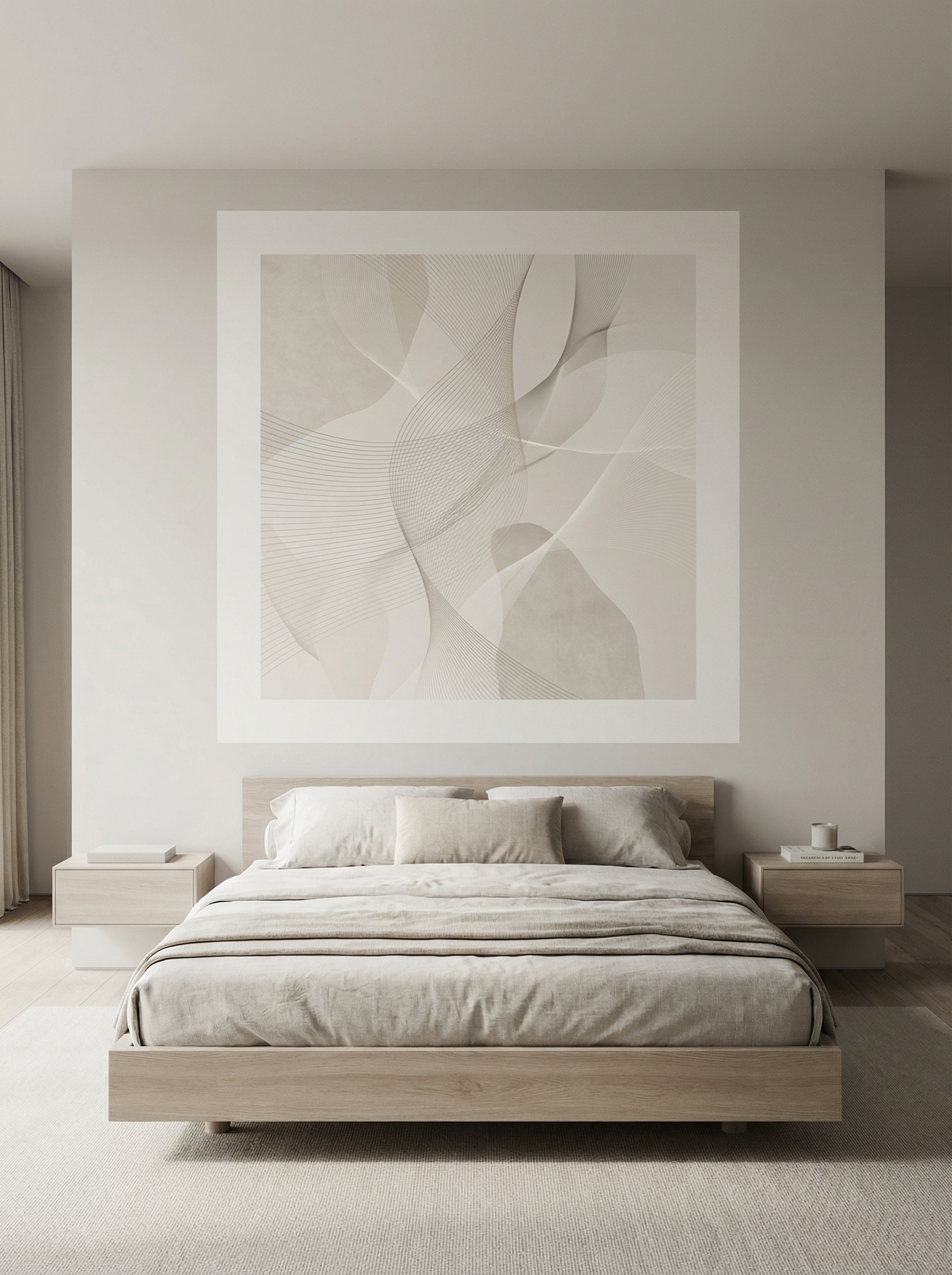 Décoration murale chambre esprit hôtel