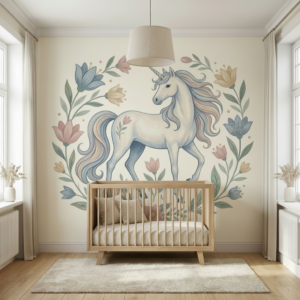 Chambre bébé licorne